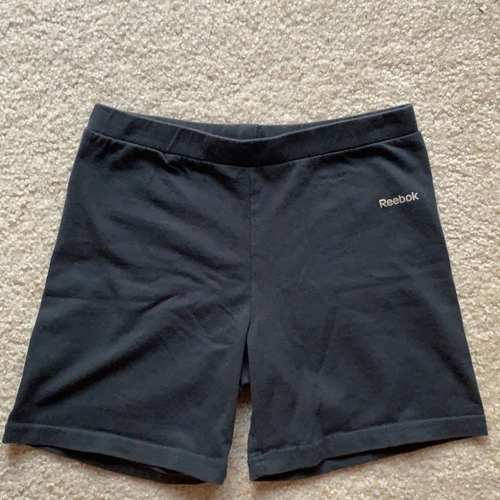 Reebok dark gray biker shorts size small